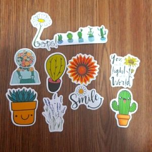 Flower stickers